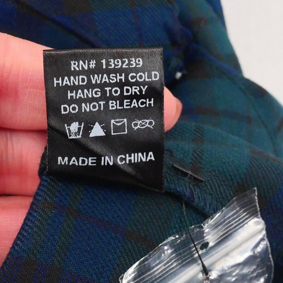 NEW Tuckernuck  Blackwatch Royal Blue Green Shirt Dress Holiday Women's Small - Picture 10 of 11